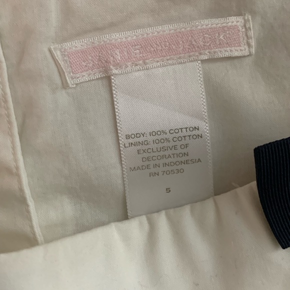 Janie and Jack White and Green Dress with Plaid Skirt and Pleated Bodice, size 5 - Picture 3 of 9